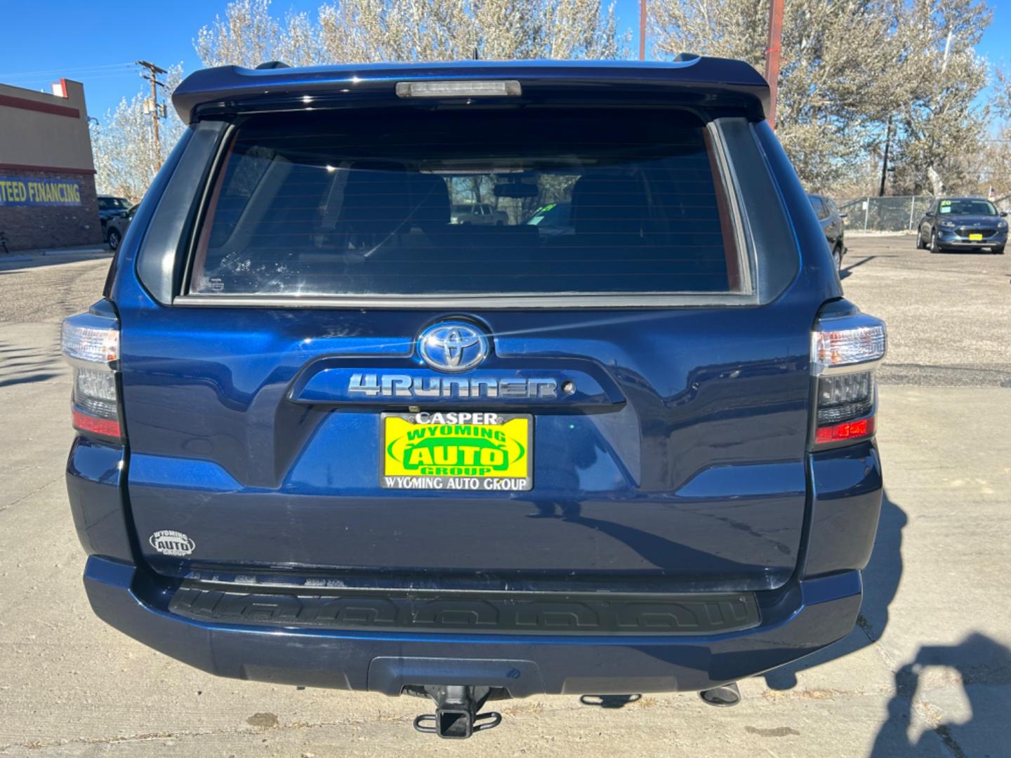 2019 Blue /BLACK Toyota 4Runner SR5 4WD (JTEBU5JR6K5) with an 4.0L V6 DOHC 24V engine, 5A transmission, located at 3030 CY Ave, Casper, WY, 82604, (307) 265-3830, 42.827816, -106.357483 - WIth 17-inch alloy wheels, skid plates, and a full size spare tire, you are ready for those off road adventures! 8 way driver's power seat, means you can also be comfortable while doing it. Let us know if you want to come check out this beauty. With her deep blue, she just shines in the sunlight. - Photo#4